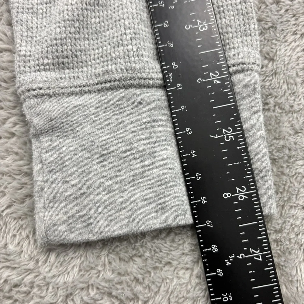 Polo Ralph Lauren PolBear Waffle Knit Thermal Shirt Mens M Gray Sleepwear Preppy